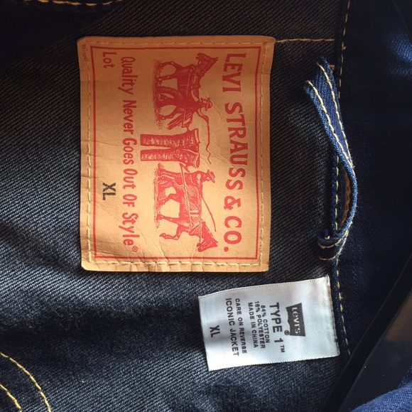 Levi’s Men’s Type 1 Iconic Jeans Jacket NWT - Picture 4 of 14